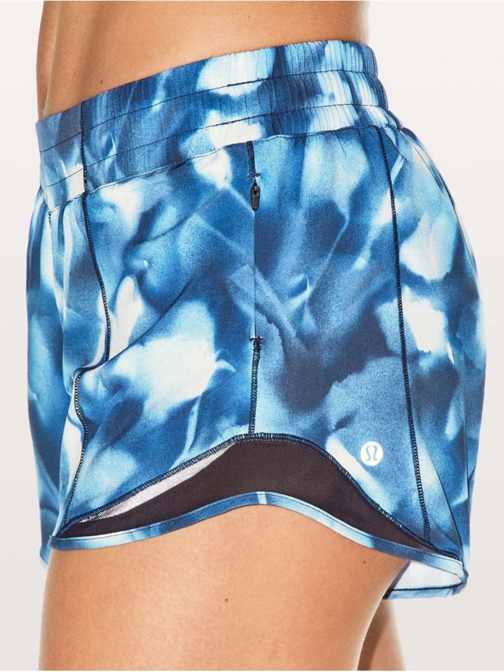 lululemon athletica Blue Tie-Dye Athletic Shorts